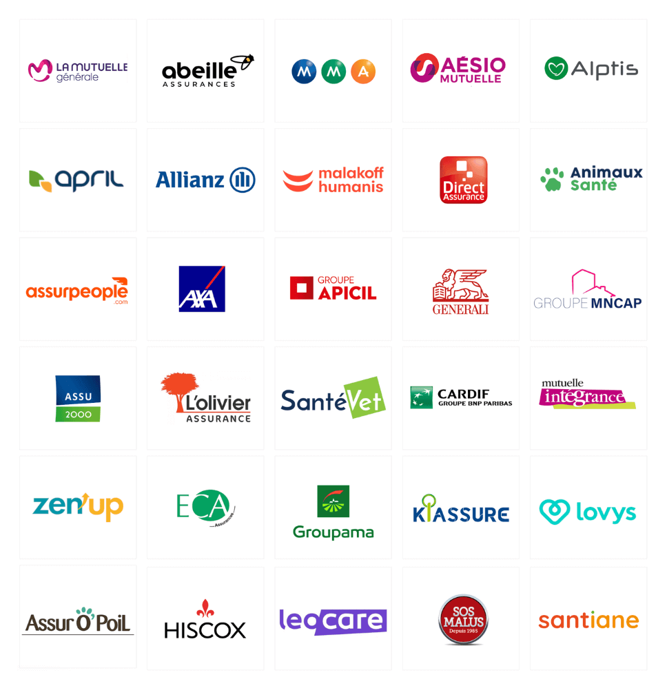 assureurs partenaires de Comparadise