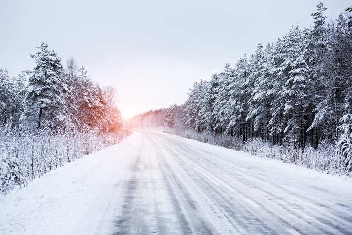 route neige