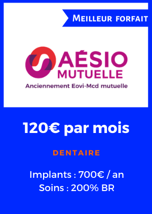 AESIO mutuelle dentaire meilleur forfait
