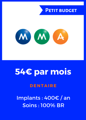 MMA - Mutuelle dentaire petit budget