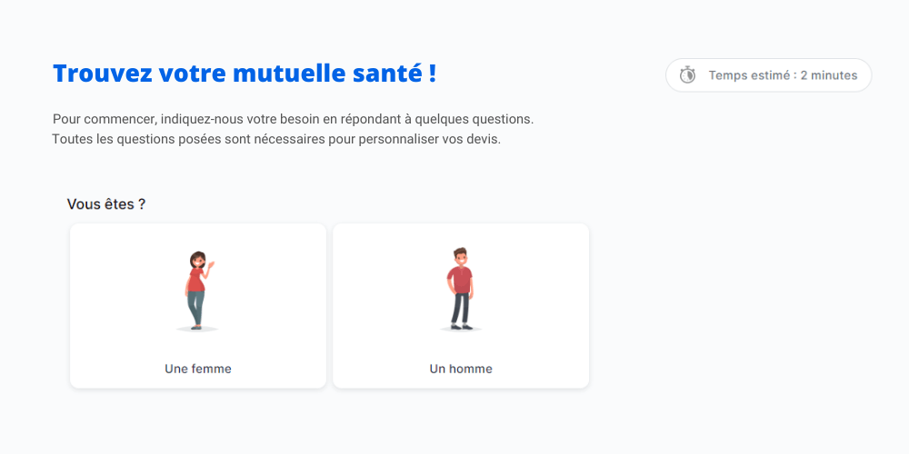simulation mutuelle santé sur Hyperassur en 2 minutes