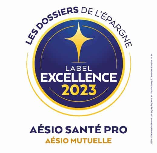 Aésio Santé Pro - Label excellence 2023