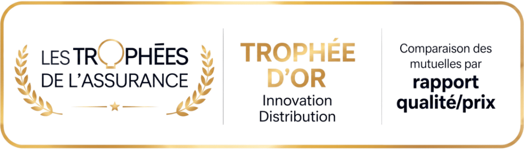 Trophée d'Or Innovation Distribution -  décerné à Hyperassur pour la comparaison des mutuelles par rapport qualité/prix
